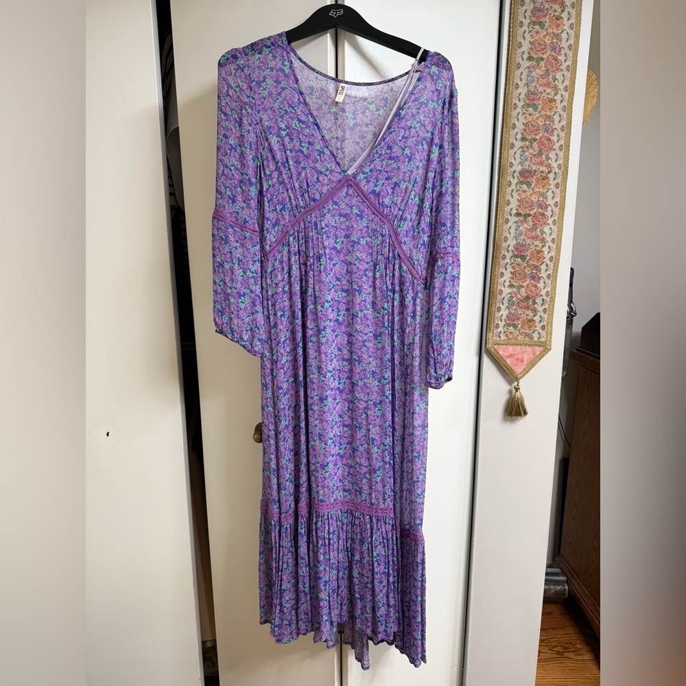 Spell wildflower dress with slip size small